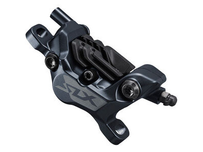 Shimano BR-M7120/BL-M7100 SLX 4 pot bled brake lever/post mount calliper, rear left