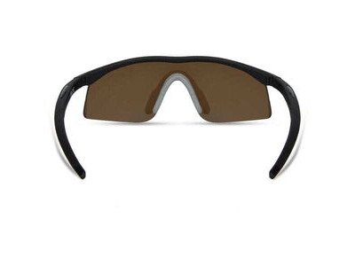 Madison D'Arcs compact glasses 3-lens pack - matt black frame / dark, amber & clear lens click to zoom image