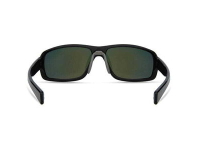 Madison Target Glasses - gloss black / fire mirror click to zoom image