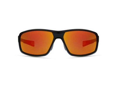 Madison Target Glasses - gloss black / fire mirror click to zoom image
