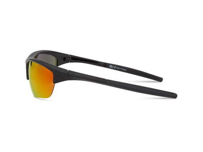 Madison Mission Glasses - matt black / fire mirror click to zoom image