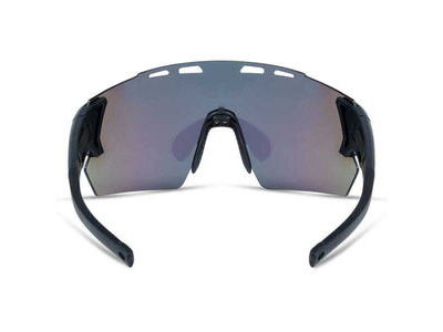 Madison Stealth Glasses - matt dark grey / green mirror click to zoom image