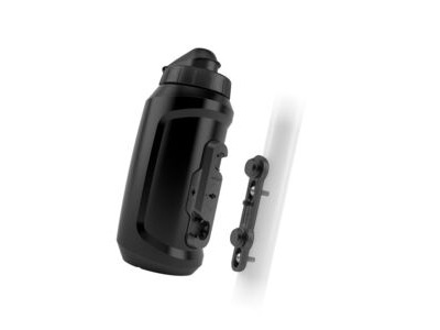 Fidlock TWIST Bottle Kit Bike 750 Compact TWIST Technology bottle with removeable dirt cap and connector - includes Bike mount for bottle cage 750ml Solid Black click to zoom image