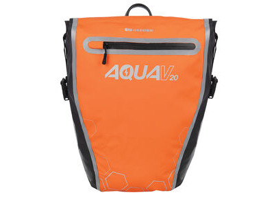 Oxford Aqua V 20 Single QR Pannier Bag Orange/Black