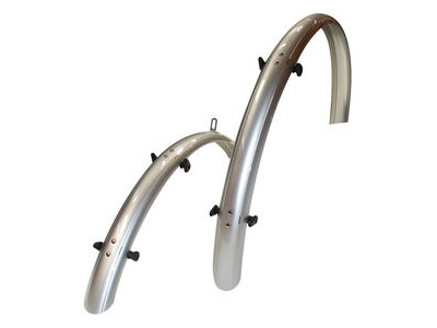 Oxford 700c Hybrid 46mm Mudguard Set Silver