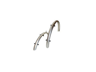 Oxford 700c Hybrid 56mm Mudguard Set Silver