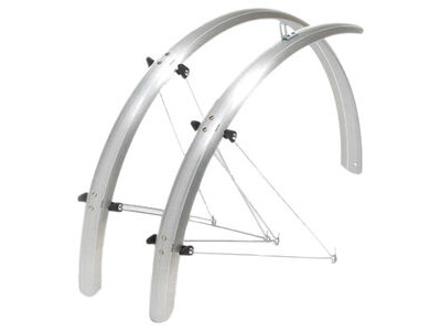 Oxford 700c/27' Std Wide 41mm Mudguards Silver