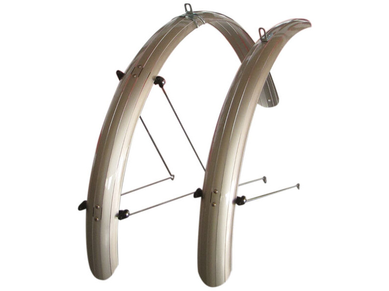 Oxford Mudguard Set 26" MTB 60mm - Silver click to zoom image
