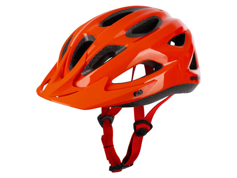 Oxford Helio Junior Helmet 52-57cm Gloss Orange click to zoom image