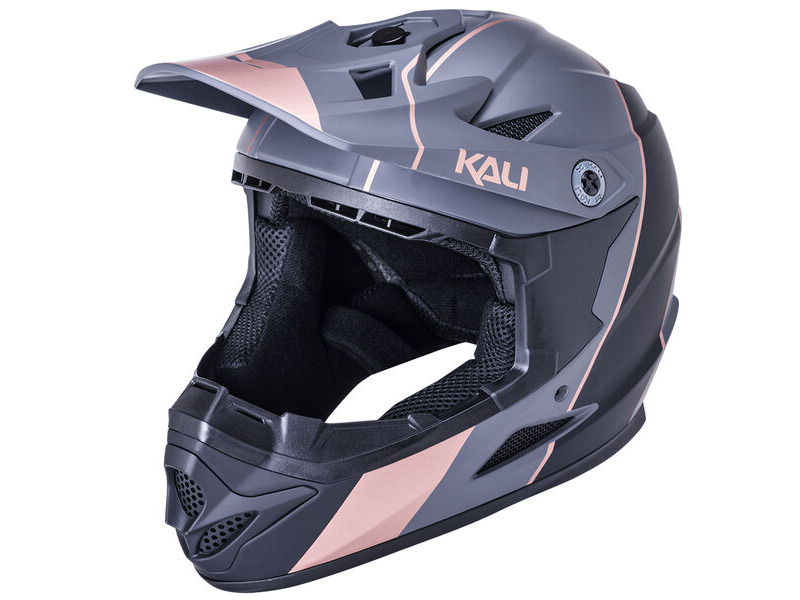 Kali Protectives Zoka Stripe Mat Black/Bronze Youth click to zoom image