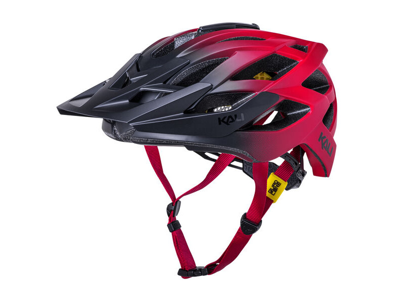 Kali Protectives Lunati 2.0 Fade Mat Black/Red click to zoom image