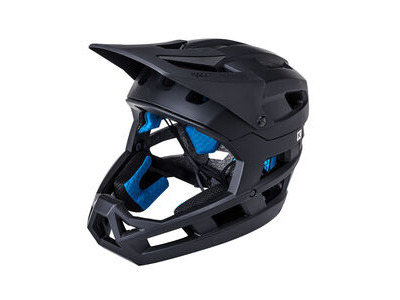 Kali Protectives DH Invader Sld Mat Black/Gls Black XS-M