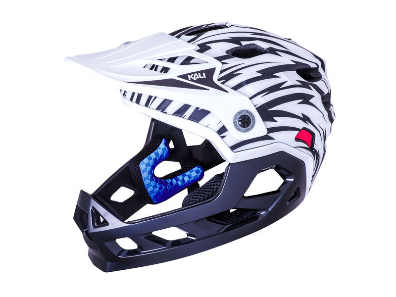Kali Protectives Maya Child FF LTD Zolt Mat White/Black click to zoom image