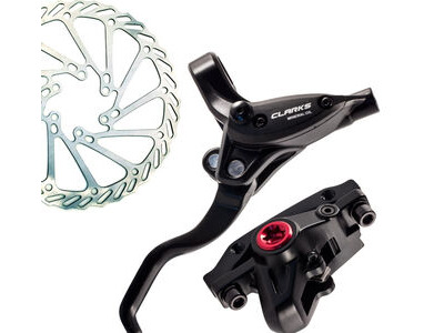 Clarks Cycle Systems M2 Hydraulic Front & Rear Disc Brake SET in Black 160mm
