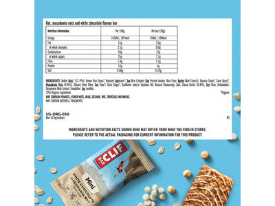 Clif Clif Bar Mini (10 Pack) White Chocolate Macadamia click to zoom image