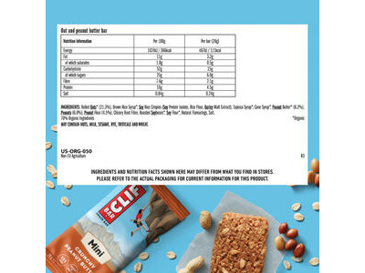Clif Clif Bar Mini (10 Pack) Crunchy Peanut Butter click to zoom image