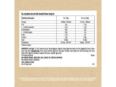 Clif Clif Bar (12 Pack) White Chocolate Macadamia click to zoom image