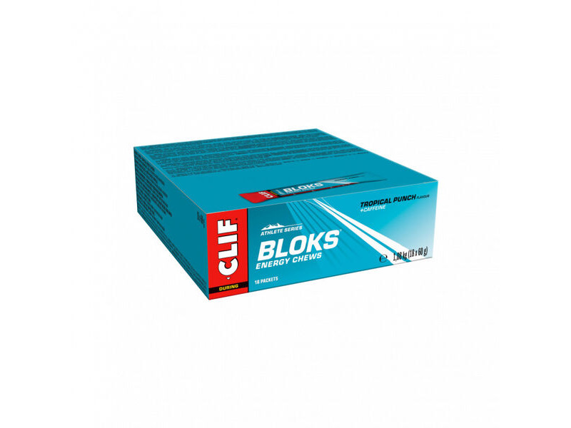 Clif Blok Energy Chews (18 Pack) Tropical Punch click to zoom image