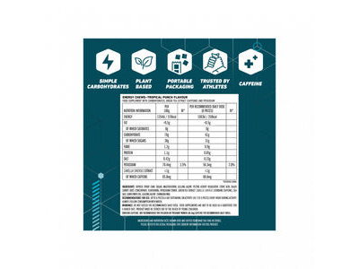 Clif Blok Energy Chews (18 Pack) Tropical Punch click to zoom image