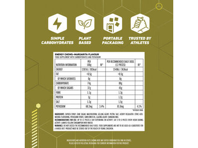 Clif Blok Energy Chews (18 Pack) Margarita click to zoom image