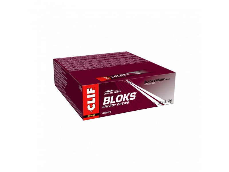 Clif Blok Energy Chews (18 Pack) Black Cherry click to zoom image