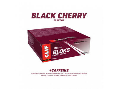 Clif Blok Energy Chews (18 Pack) Black Cherry click to zoom image