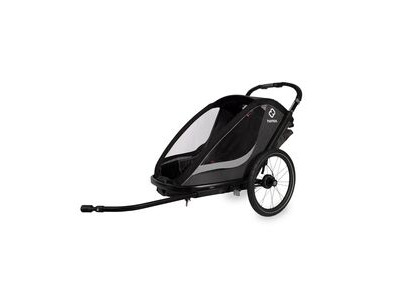 Hamax Cocoon Twin Child Bike Trailer Grey/Black