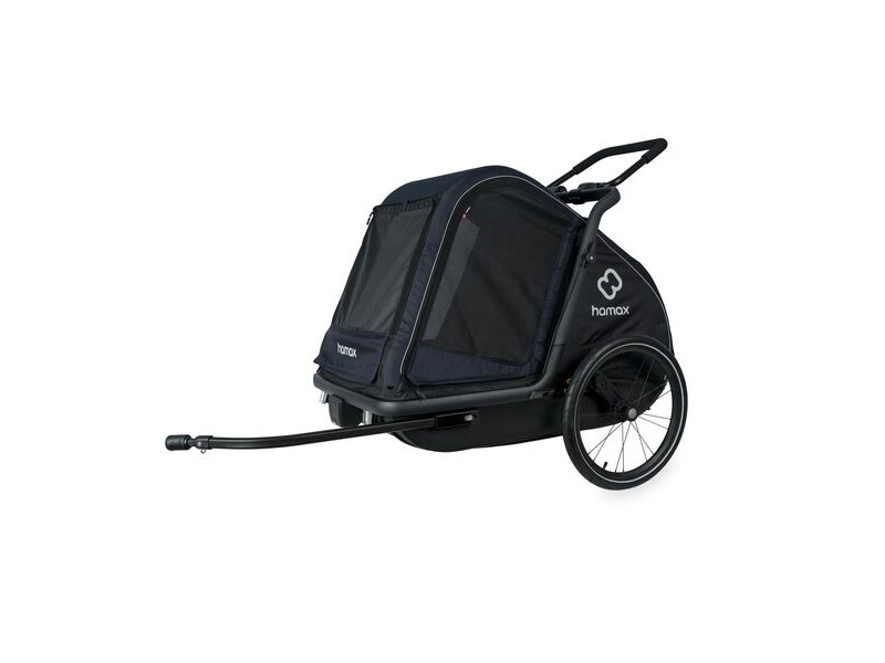 Hamax Pluto Dog Trailer Large Navy Large click to zoom image