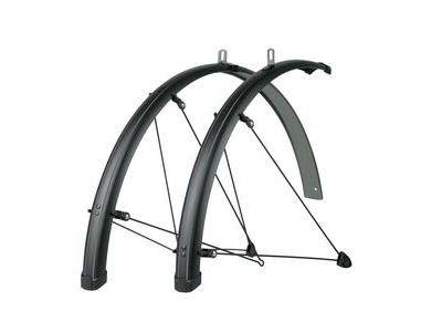 SKS Bluemels Stingray 28 Mudguard Set 45mm 45MM MATT BLACK/GREY click to zoom image