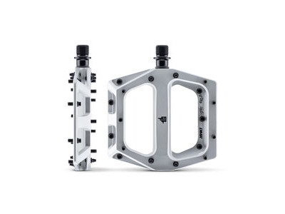 DMR Bikes Pedal - Vault - Brendog Signature Pedal 105mm x 105mm White  click to zoom image