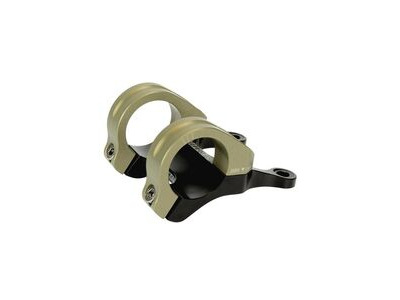 Renthal Integra II Stem 0 Rise 50mm Black/Gold  click to zoom image