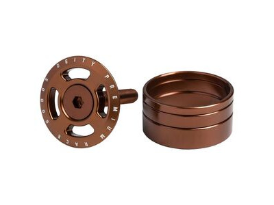 Deity Crosshair Headset Cap Kit BRONZE click to zoom image