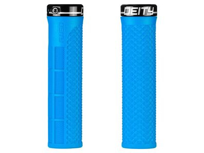 Deity Lockjaw Grips BLUE click to zoom image