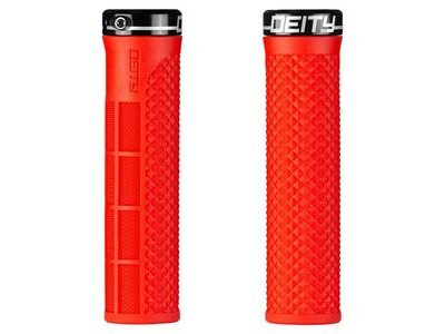 Deity Lockjaw Grips RED click to zoom image