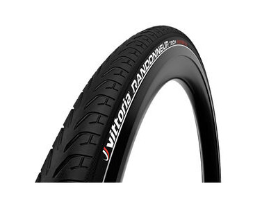 Vittoria Randonneur Tech 40-559 rigid full black refl G2.0