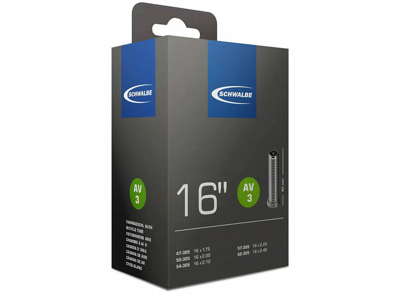 Schwalbe Tyres SV3 Inner Tube 16 x 1.75-2.50 click to zoom image
