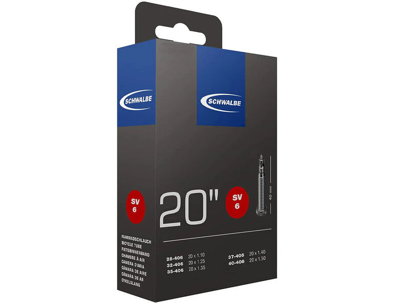 Schwalbe Tyres SV6 Inner Tube 20 x 1.35-1.50 click to zoom image
