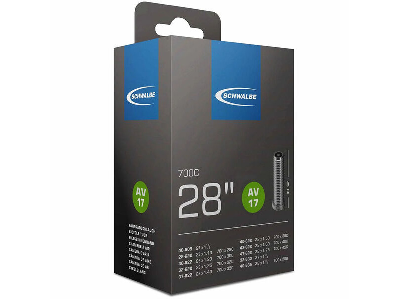 Schwalbe Tyres AV17 Inner Tube 700 x 28-45c click to zoom image