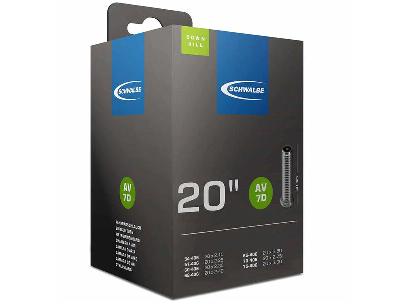 Schwalbe Tyres AV7D Inner Tube 20 x 2.10-3.00 click to zoom image